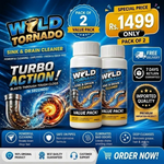 Buy 1 Get 1 Free 🔥 lightning Blast Drain Cleaner Powder – Double Power Formula (PACK OF 2) Bumper Offer 60% OFF